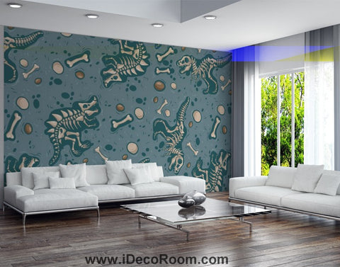 Image of Dinosaur Wallpaper Large Wall Murals for Bedroom Wall Art IDCWP-KL-000119