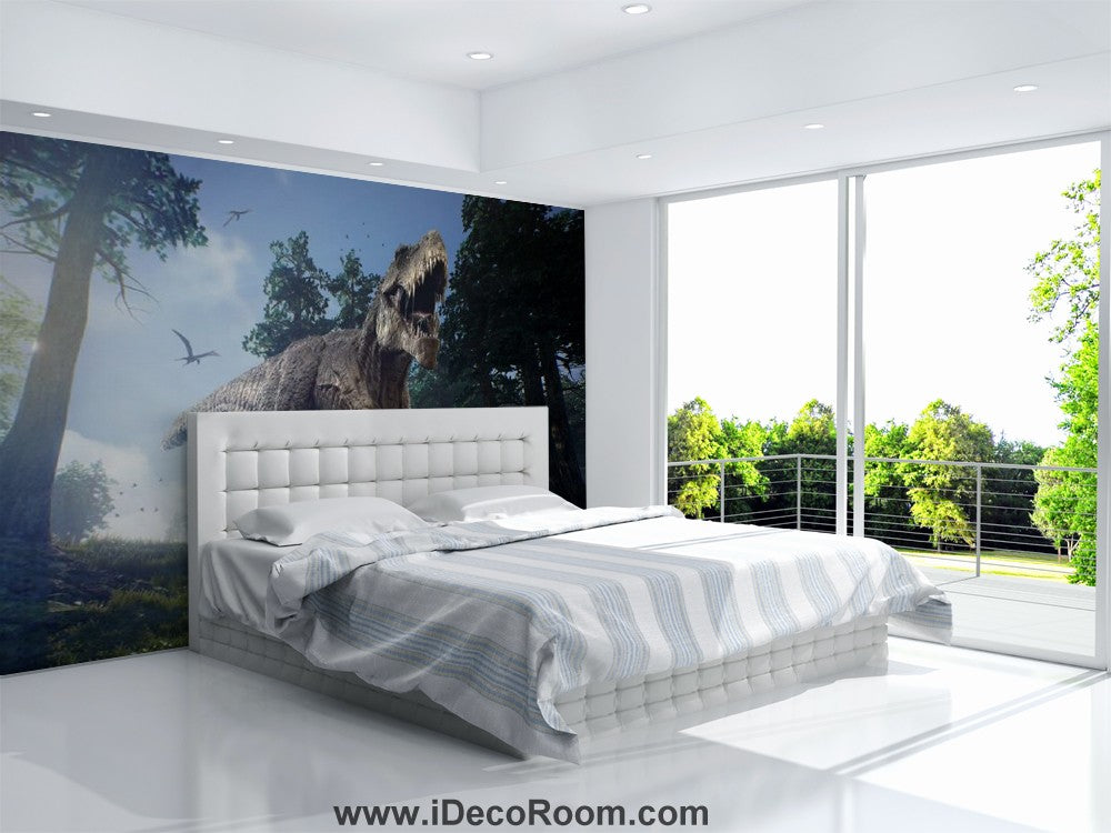 Dinosaur Wallpaper Large Wall Murals for Bedroom Wall Art IDCWP-KL-000120