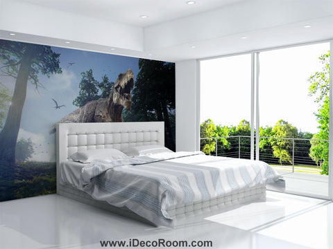 Image of Dinosaur Wallpaper Large Wall Murals for Bedroom Wall Art IDCWP-KL-000120