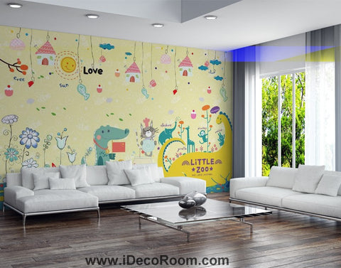 Image of Dinosaur Wallpaper Large Wall Murals for Bedroom Wall Art IDCWP-KL-000125