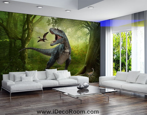 Image of Dinosaur Wallpaper Large Wall Murals for Bedroom Wall Art IDCWP-KL-000129