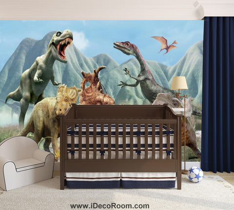 Image of Dinosaur Wallpaper Large Wall Murals for Bedroom Wall Art IDCWP-KL-000131