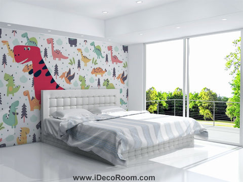 Image of Dinosaur Wallpaper Large Wall Murals for Bedroom Wall Art IDCWP-KL-000134