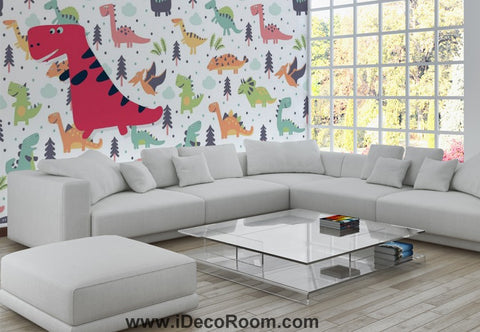 Image of Dinosaur Wallpaper Large Wall Murals for Bedroom Wall Art IDCWP-KL-000134