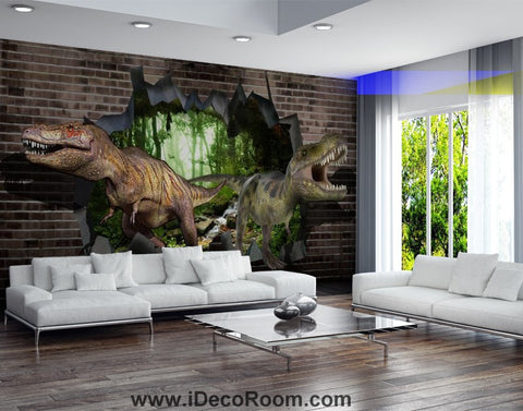 Image of Dinosaur Wallpaper Large Wall Murals for Bedroom Wall Art IDCWP-KL-000140
