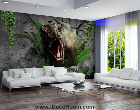 Image of Dinosaur Wallpaper Large Wall Murals for Bedroom Wall Art IDCWP-KL-000141
