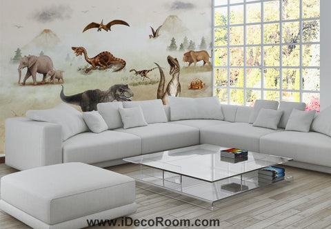 Image of Dinosaur Wallpaper Large Wall Murals for Bedroom Wall Art IDCWP-KL-000143