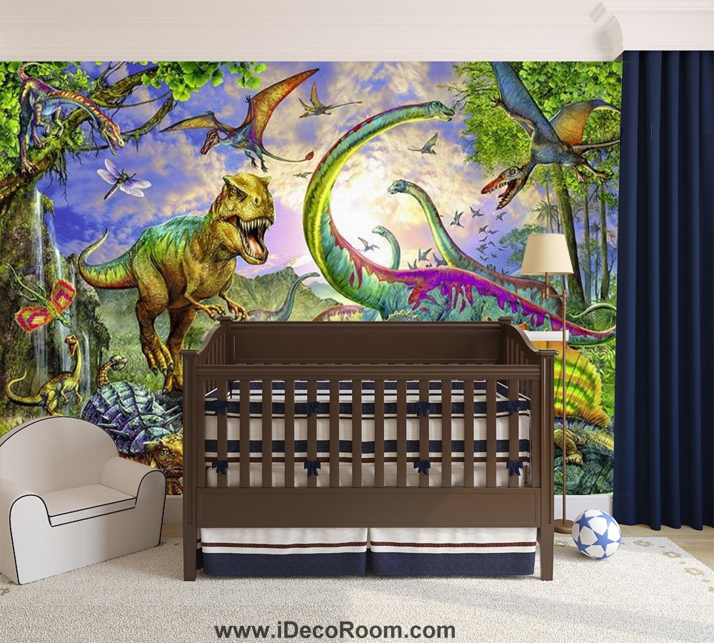 Dinosaur Wallpaper Large Wall Murals for Bedroom Wall Art IDCWP-KL-000144