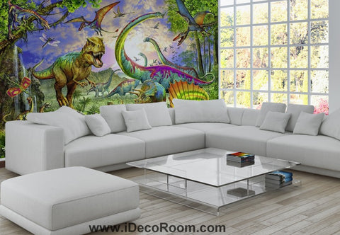 Image of Dinosaur Wallpaper Large Wall Murals for Bedroom Wall Art IDCWP-KL-000144