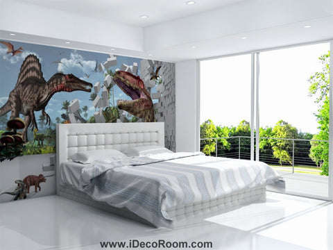 Dinosaur Wallpaper Large Wall Murals for Bedroom Wall Art IDCWP-KL-000152