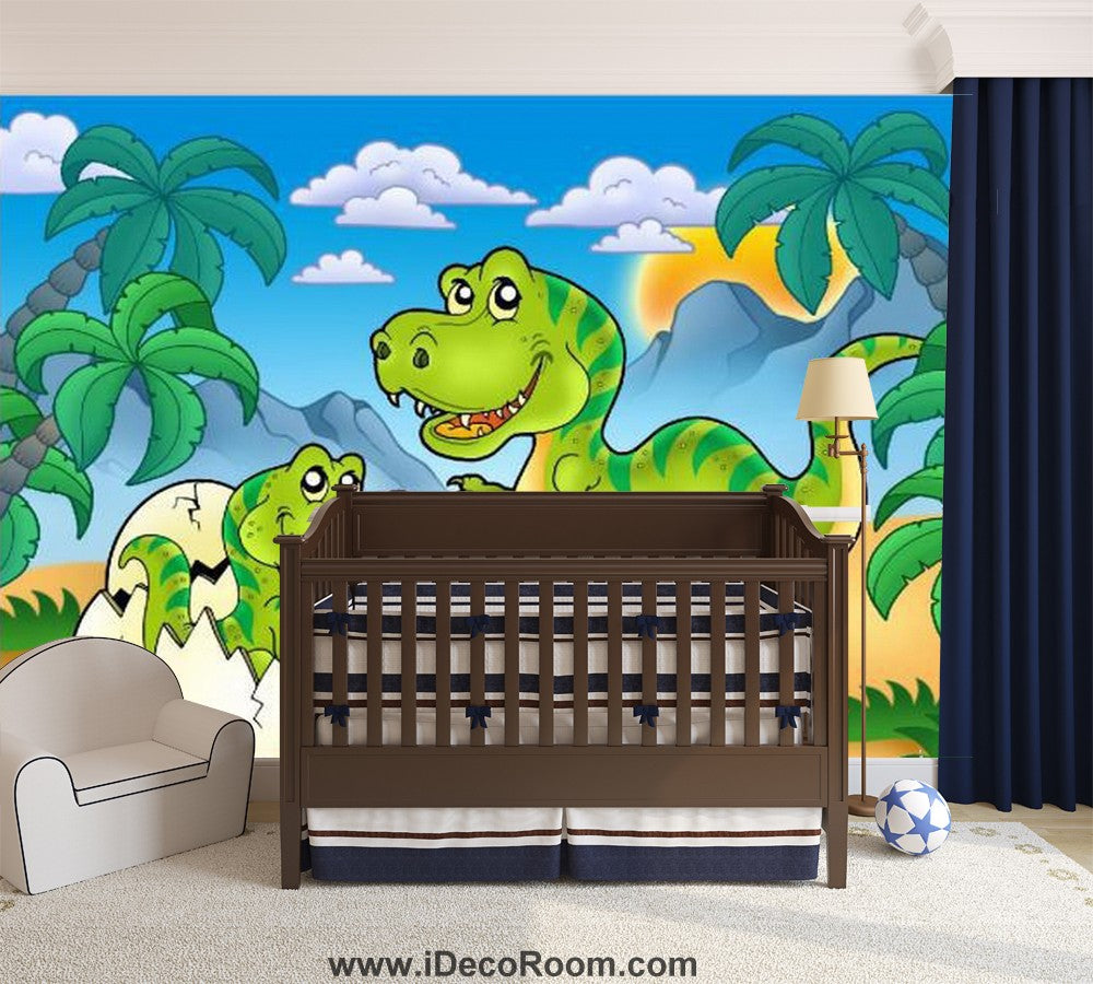 Dinosaur Wallpaper Large Wall Murals for Bedroom Wall Art IDCWP-KL-000154