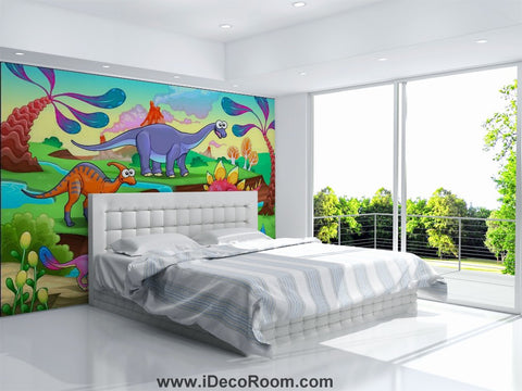 Image of Dinosaur Wallpaper Large Wall Murals for Bedroom Wall Art IDCWP-KL-000156