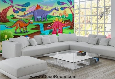 Image of Dinosaur Wallpaper Large Wall Murals for Bedroom Wall Art IDCWP-KL-000156