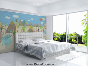 Dinosaur Wallpaper Large Wall Murals for Bedroom Wall Art IDCWP-KL-000158