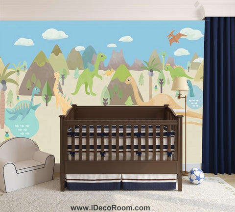 Image of Dinosaur Wallpaper Large Wall Murals for Bedroom Wall Art IDCWP-KL-000158
