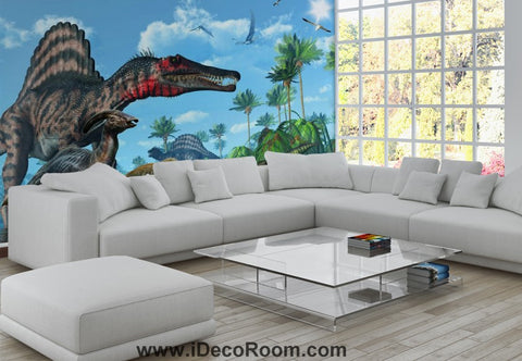 Image of Dinosaur Wallpaper Large Wall Murals for Bedroom Wall Art IDCWP-KL-000159