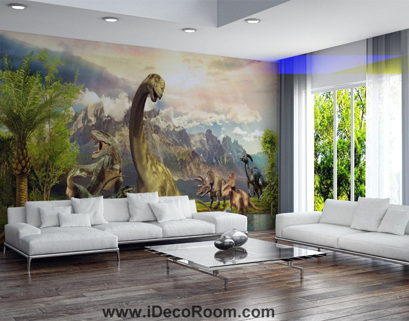 Dinosaur Wallpaper Large Wall Murals for Bedroom Wall Art IDCWP-KL-000160