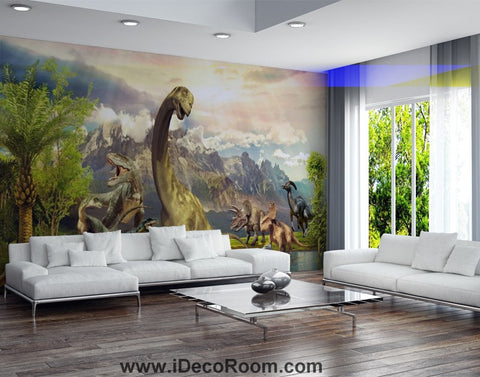 Image of Dinosaur Wallpaper Large Wall Murals for Bedroom Wall Art IDCWP-KL-000160