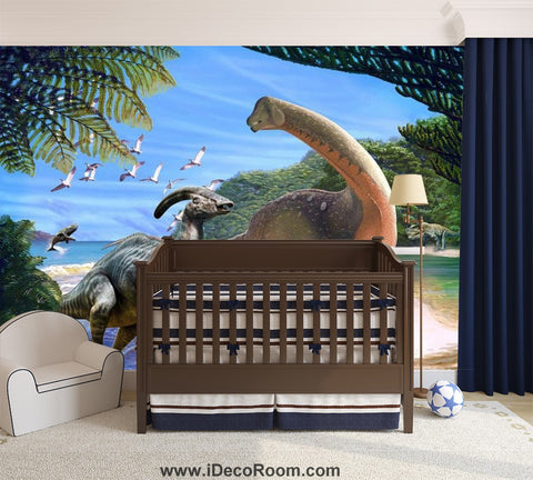 Image of Dinosaur Wallpaper Large Wall Murals for Bedroom Wall Art IDCWP-KL-000161