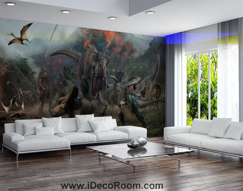 Image of Dinosaur Wallpaper Large Wall Murals for Bedroom Wall Art IDCWP-KL-000163