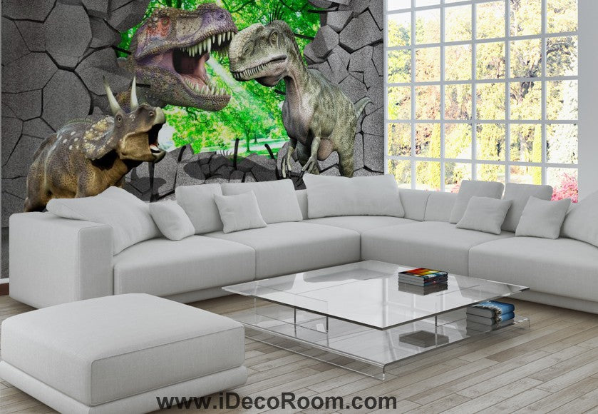 Dinosaur Wallpaper Large Wall Murals for Bedroom Wall Art IDCWP-KL-000168