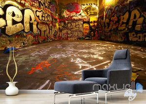 3D Graffiti World Wall Murals Paper Art Print Decals Decor Living Room IDCWP-TY-000009