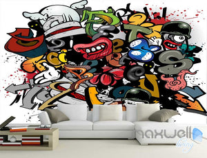 3D Graffiti Picture Wall Paper Art Murals Print Decals Decor Wallpaper IDCWP-TY-000051