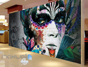 3D Graffiti Party Queen Colorful Art Wall Murals Wallpaper Wall Art Decals Decor IDCWP-TY-000103