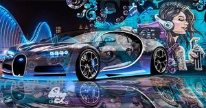 3D Graffiti Racing Car Music Girl Wall Murals Wallpaper Wall Art Decals Decor IDCWP-TY-000143