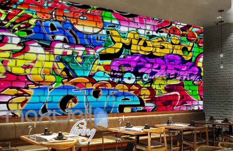 3D Graffiti Love Dance Music Street Art Wall Murals Wallpaper Decals Print Decor IDCWP-TY-000197