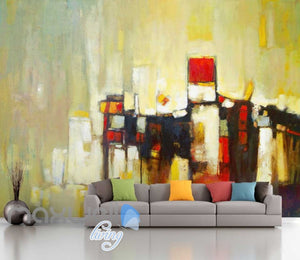 3D Graffiti Paint Red Yellow Theme Art Wall Murals Wallpaper Decals Prints Decor IDCWP-TY-000225